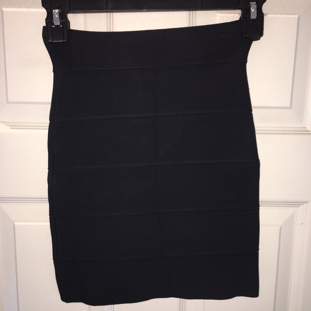 BCBG MAX AZRIA High Waisted Bandaged Skirt